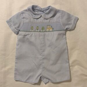 Petit Ami Romper with Train Design